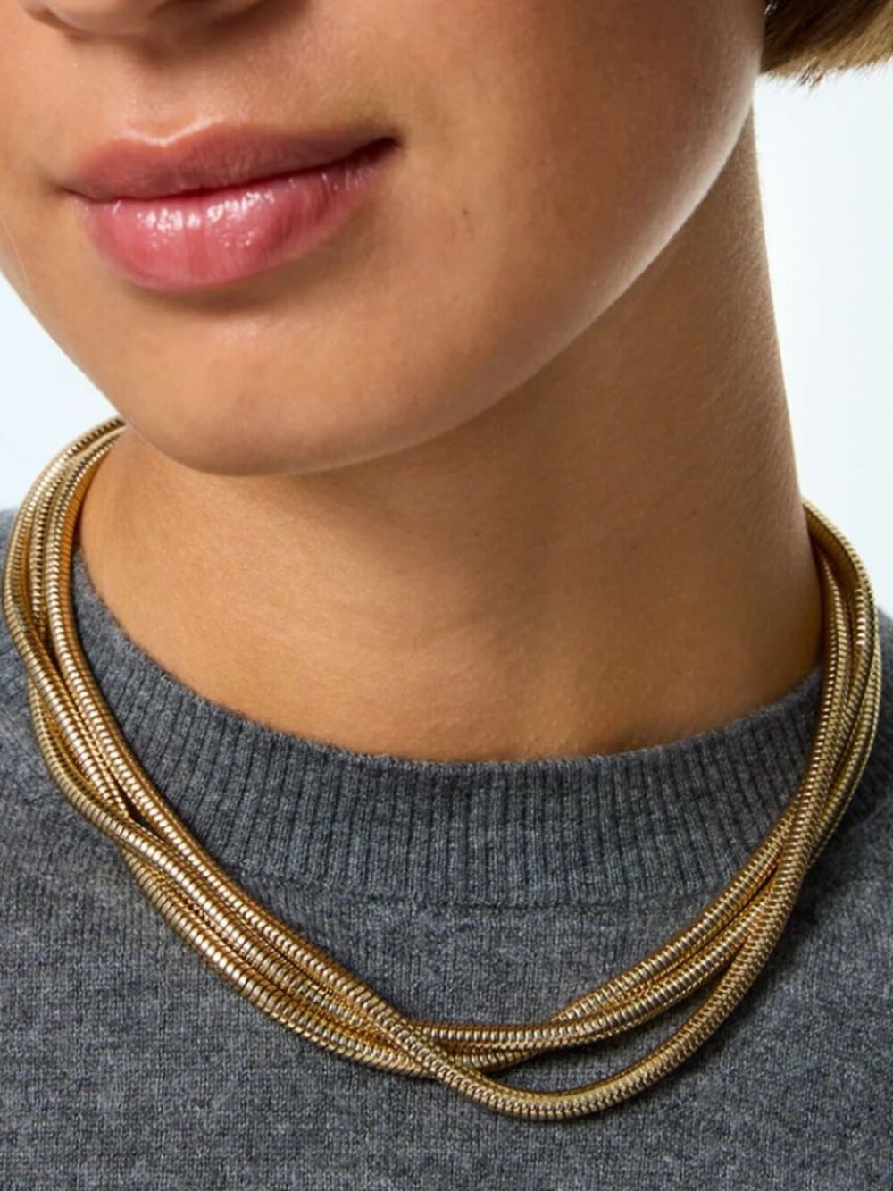 Roxanne Assoulin The Short Snake Chain Necklace - Picture 2 of 3